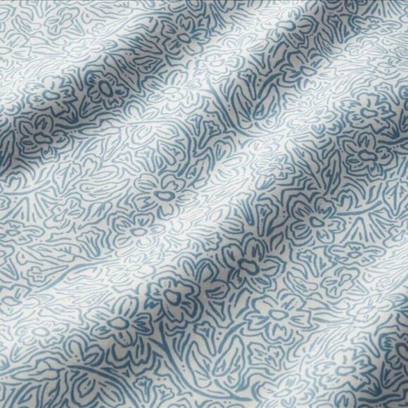 Threshold Blue Floral Full Bed Size Set - Picture 2 of 5